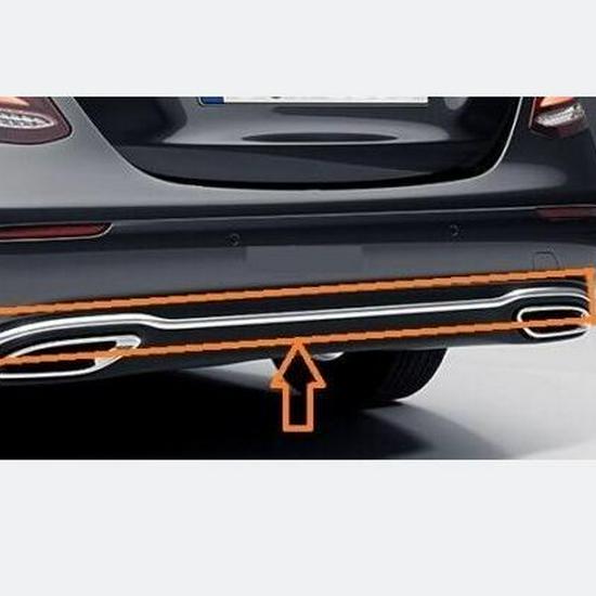 Rear Bumper Bright Trim Strip for Mercedes-Benz E-Class E260 E300