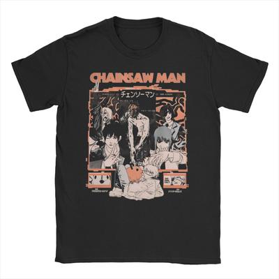 Men Women Chainsaw Man Denji Reze T Shirt Anime Aki Cotton Clothing Novelty Short Sleeve Tee Shirt Big Size T-Shirts