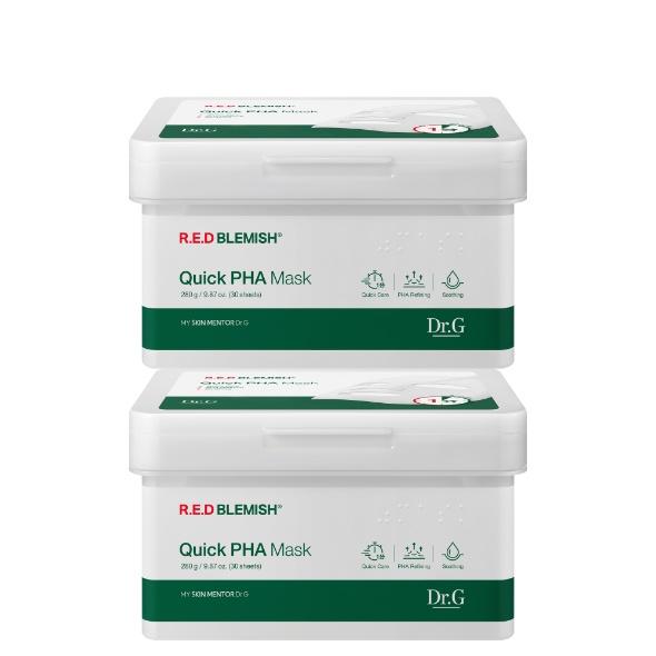 

[1+1] Red Blemish Quick PHA Mask 30 Pack