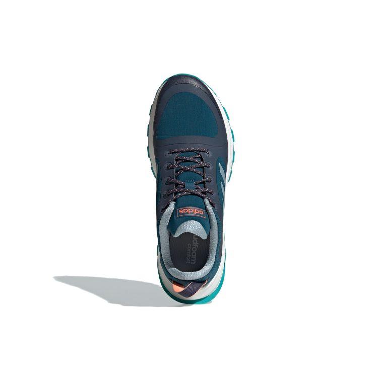 Adidas Response Trail X Non-Slip Shock Absorbing Low Top Running Shoes Women Sneakers Blue Gray EF0529