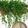 Agățat de perete cu plante false, fără decolorare, fără ofilire, realistă, vie, decorare a casei, aranjare ușoară a scenei, iederă falsă agățată pentru birou