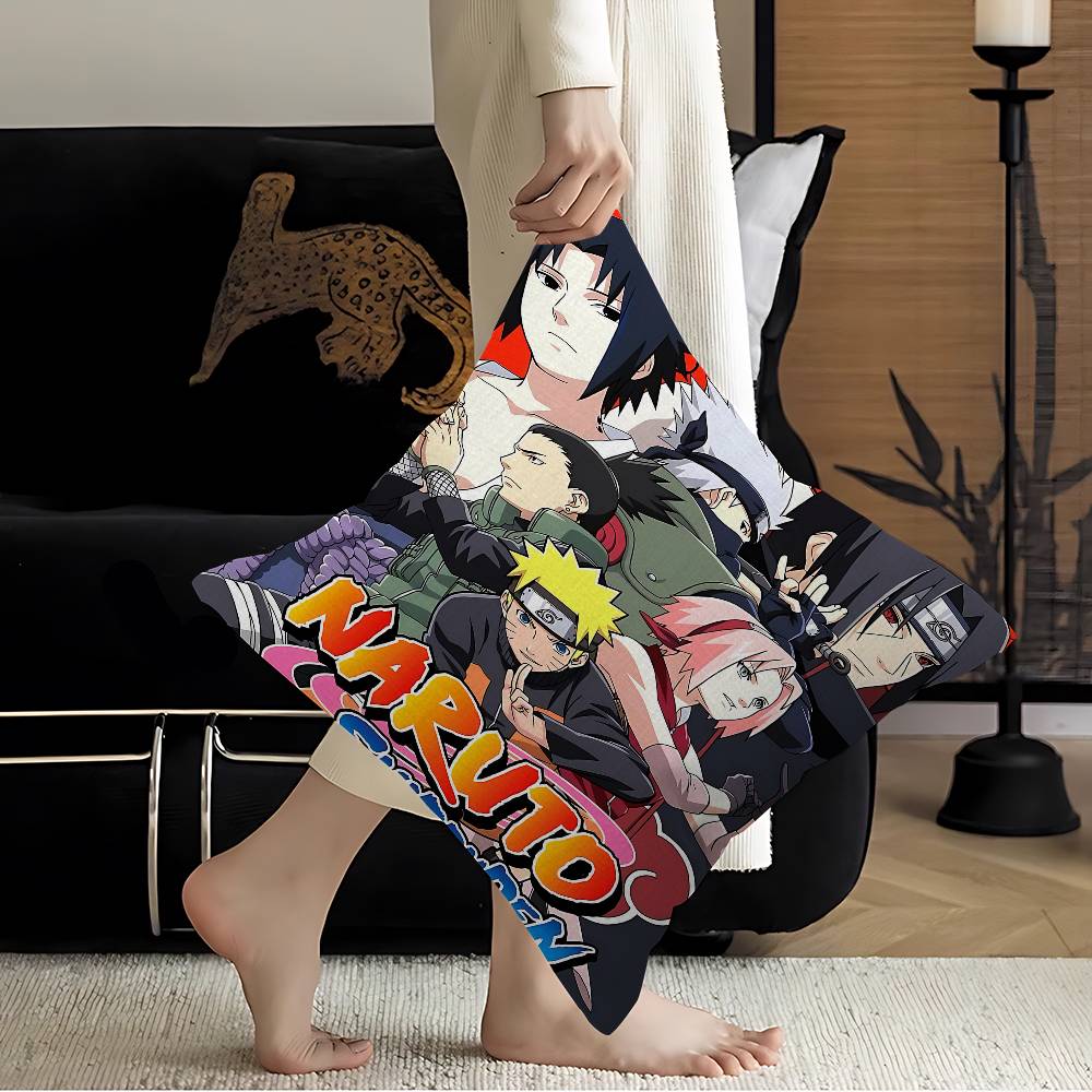 Japanese N-Naruto Anime Personalized Pillow Dust Cover Bedroom Kids Party Decoration Pillowcase Birthday Children Gift