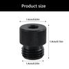 Professional 6Pcs Drill Guide Bushings Sturdy Carbon Steel Rustproof Drill Sleeve For 2mm To 10mm Hole Alignment