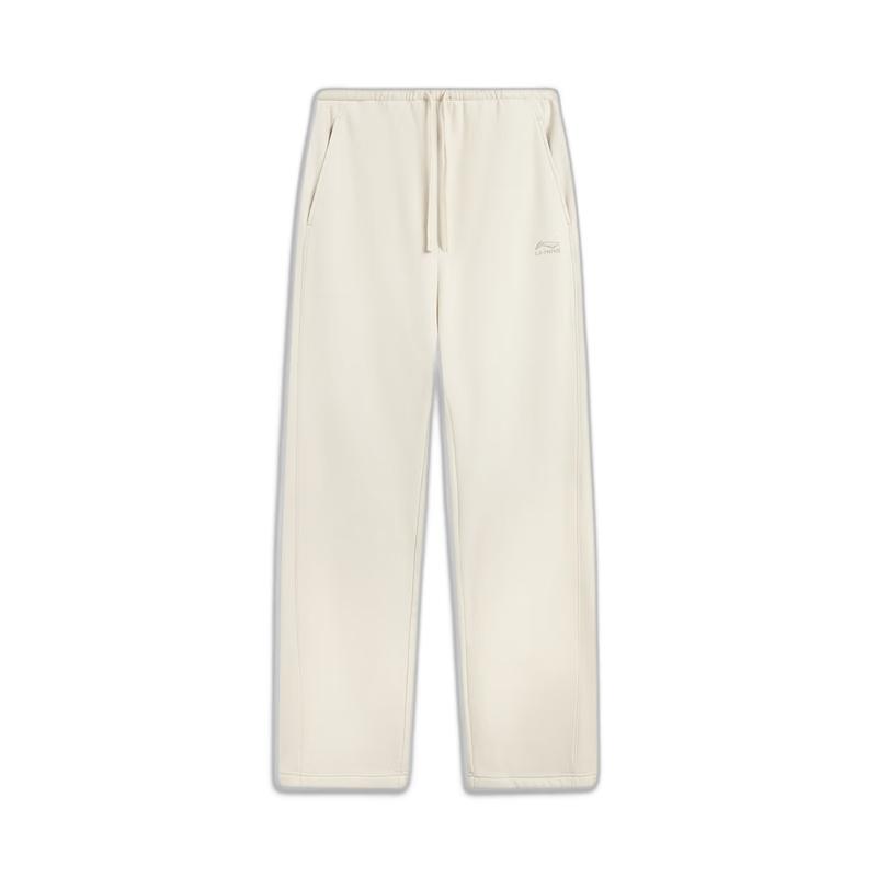 Li-Ning Women s Lined Straight-Leg Thermal Sweatpants S