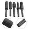 For Metal Derusting Rotary Rasp File 5Pcs Set Electric Grinding Home Garden