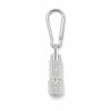 Button Battery Diamond-encrusted Mini Flashlight Carabiner Clip Mini Torches