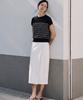 Aesmoeo Lea Dolman Sleeve Stripe Knit (Black)