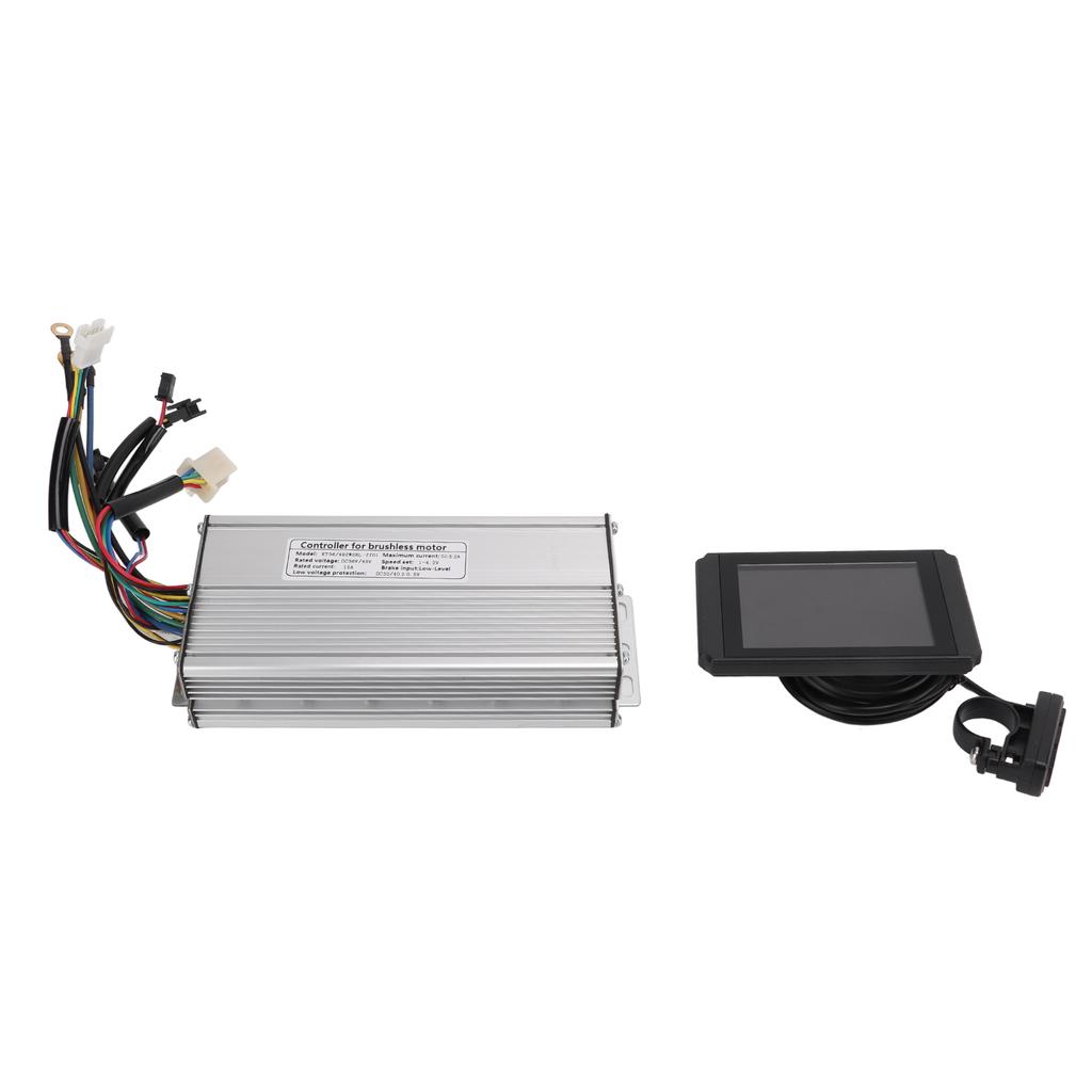 Electric Bicycle 36V 48V 30A Controller with LCD8H Display Panel Kit for 1000W DC Motor