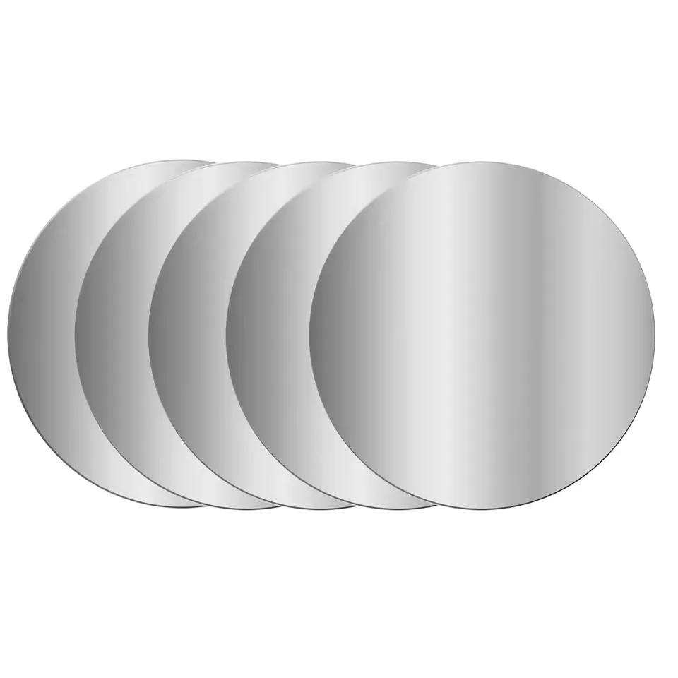 Xiaomi 1-5PCS 8CM Magnetic Metal Plate Disk for Mobile Phone Tablet Universal Self Adhesive Iron Disk Patch Sticker for Magnetic Holder