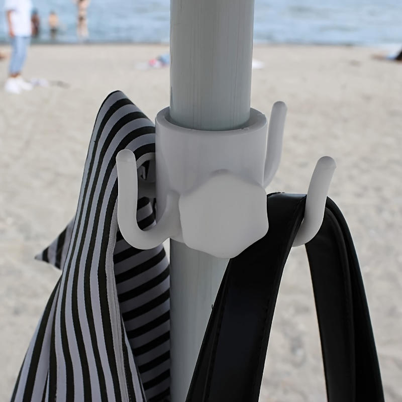 Durable Versatile Beach Umbrella Hanging Hook Detachable Wear-resistant Hook Outdoor Space-saving Sun Umbrella Storage Holder