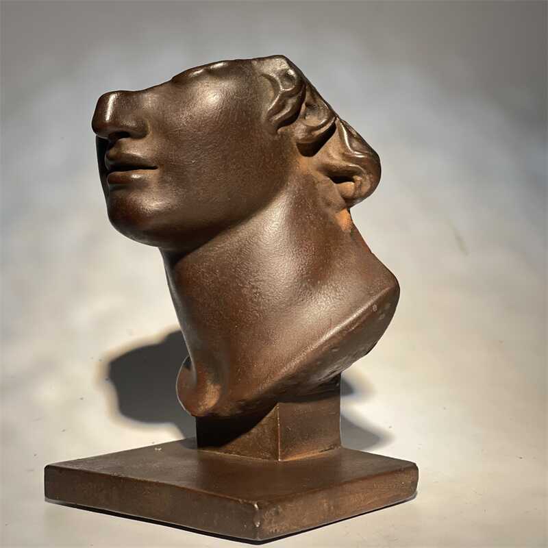 Ceramic Handicrafts Realistic Figure Sculpture David's Artistic Statue Abstract Human Face Greek Figurines Home Decoration