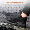 Ultra Light Safety Shoes White Iron Toe Breathable Work Sneakers For Women Non Slip Work Shoes Men Comfortable Safety Boots