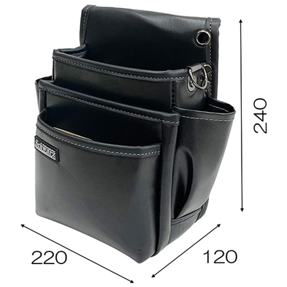 SK11 Tool PVC Laminated Pouch, 3-tier, Water-resistant Material, SWZ-11