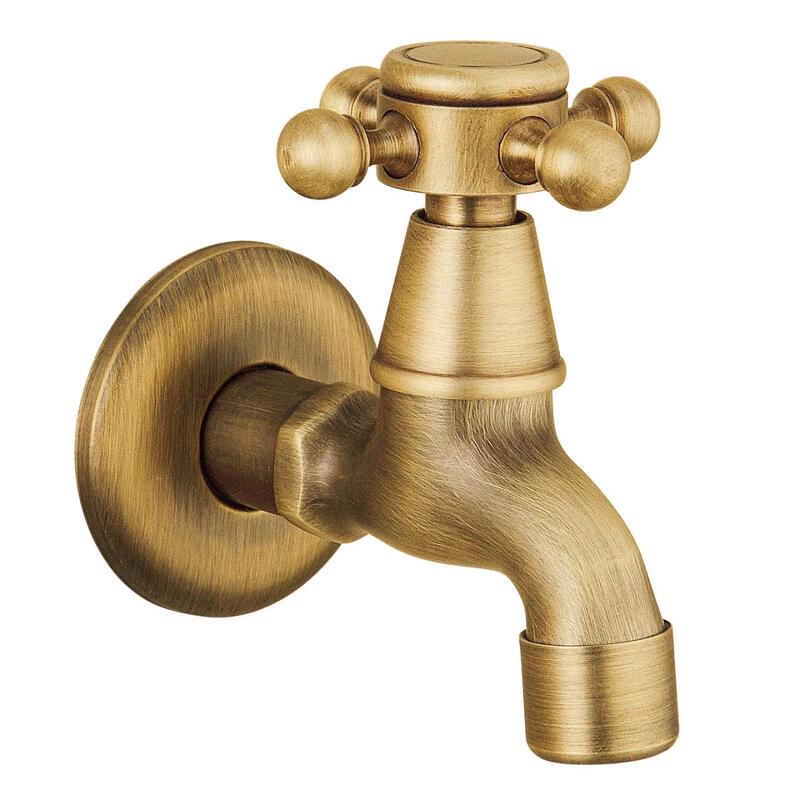TLXT Antique Wall-Mounted Single Cold Mop Faucet
