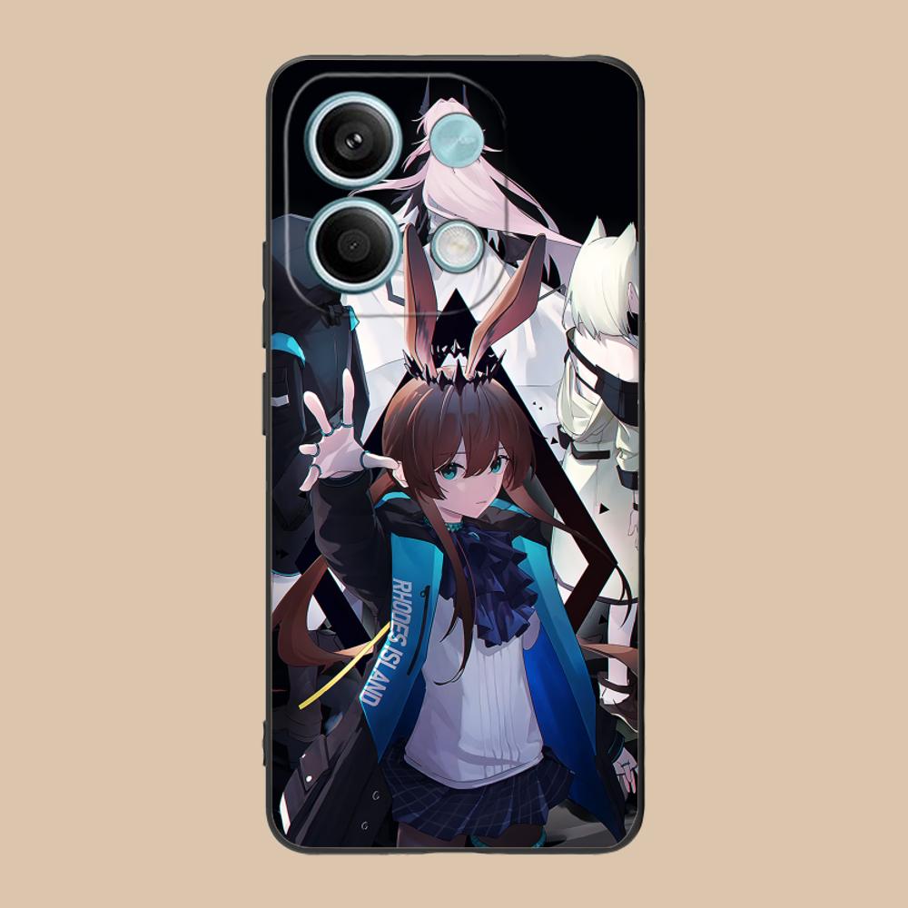 Arknights Amiya Mobile Phone Case for Xiaomi 15 14 13 12 Mi 11 T Ultra Lite Pro S X 5G Colour Printing Protective Luxury Pretty