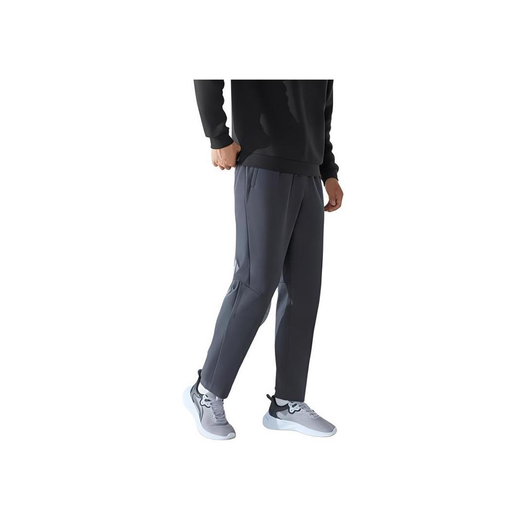 Li-Ning Fleece Lined Sports Pants Men Bottoms Gray AKLRF47-3