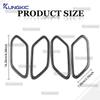 Door Pull Handle Cover ABS Carbon Fibre Pattern For Dacia Duster 3 2018-2026 Sandero 3/Sandero Stepway for Dacia Bigster/Jogger