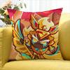 G-Golden Cheese C-Cookie   Various Sizes Square Pillow Case For Car Home Bedchamber Decor