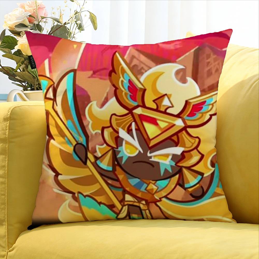 G-Golden Cheese C-Cookie Various Sizes Square Pillow Case For Car Home Bedchamber Decor