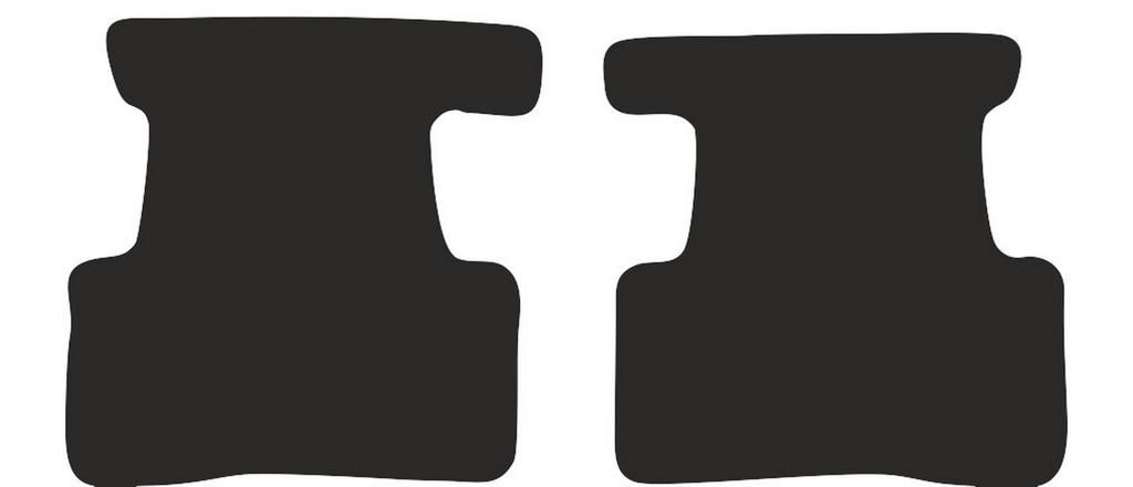 Rear Floor Mats For Honda Cr-V Iii Suv 2006-2011