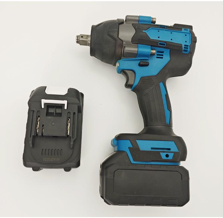Portable High Torque Lithium Battery Impact Wrench with Electric Brushed Motor