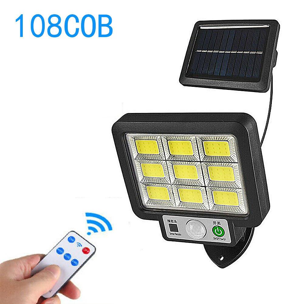 LED Solar Split Wall Lamp Motion Sensor Sunlight Light 3 Mode Outdoor Waterproof Emergency Street Garden Security Decor Lamp