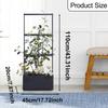 Planter with trellis planter for flowers vegetables outdoor indoor