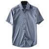 Export Tail Single Cut Label Bamboo Fiber Shirt Men's Short Sleeve Summer Thin Casual Export Original Single Men's Clothing Shirt Coat