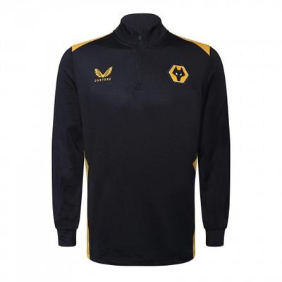 Męska bluza treningowa Castore Wolverhampton Wanderers FC z ćwierć zamkiem