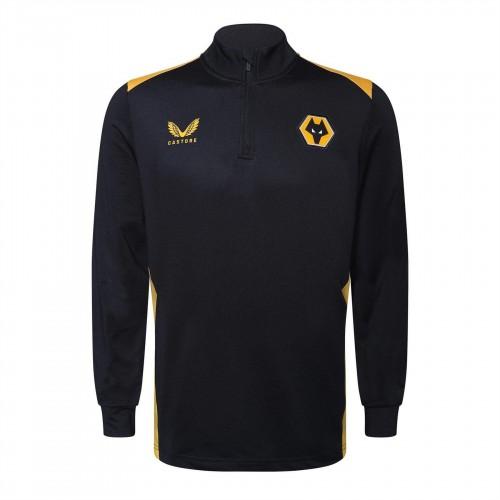 Castore Mens Wolverhampton Wanderers FC Quarter Zip Training Track Top