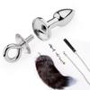 New Metal Sex Product Male and Female Masturbation Sex Toys SM Sex Toy Large Pull Ring Thread Detachable Gay