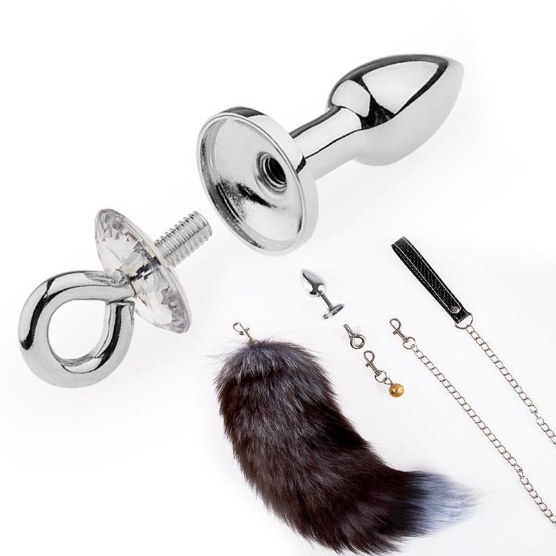 New Metal Sex Product Male and Female Masturbation Sex Toys SM Sex Toy Large Pull Ring Thread Detachable Gay