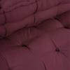 Pallet Sofa Cushion Set 2 Pcs Chestnut Brown 120 X 80 X 38 Cm Fabric