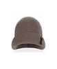 Bajal Va Patch Wide Brim Knit Bucket Hat Warm Taupe