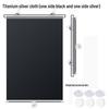 Retractable Titanium Silver Sunshade for Home & Car - High-Definition Transparent Car-Mounted Sun Curtain