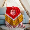 1PC Soccer Player Printed Soft Flannel Blanket Throw for Adult Bedroom Living Room Sofa Camping Travel Fan gifts Christmas Gifts