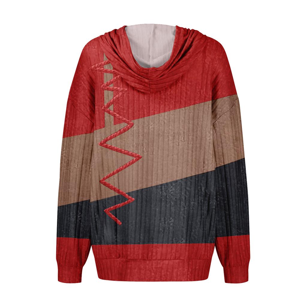 Bluzy dla kobiet Oversize Zimowe Urocze Bluzy Pulower Modne Jesienne Ubrania