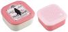 OSK Bento Demon Kimetsu No Yaiba Nezuko Sealable Set of Made In Box, Slayer Pattern, Pink, Container, 2, Japan, SSP-22