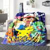 1pc Gengar Space Adventure Flannel Blanket,Ultra Soft Warm Plush Throw for Home Bedroom Bed Sofa Cover Camping Picnic Gift Y72430