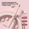 Electric Toothbrush Adult Couple Level 8 Waterresistant Soft Hair Handy Traveling Electric Toothbrush 2 Brushes