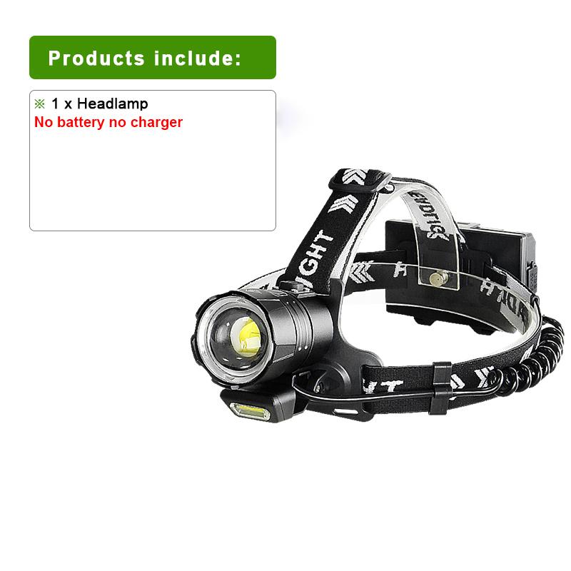 

Налобный фонарь XHP360 LED Lamp Zoomable Headlamp Adjustable Lantern COB Lights Portable Head Lamp Long Range Head Flashlight A-Headlamp