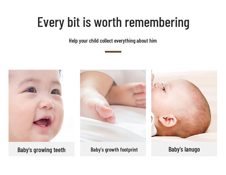 Children's Keepsake Box for Baby Teeth and Lanugo