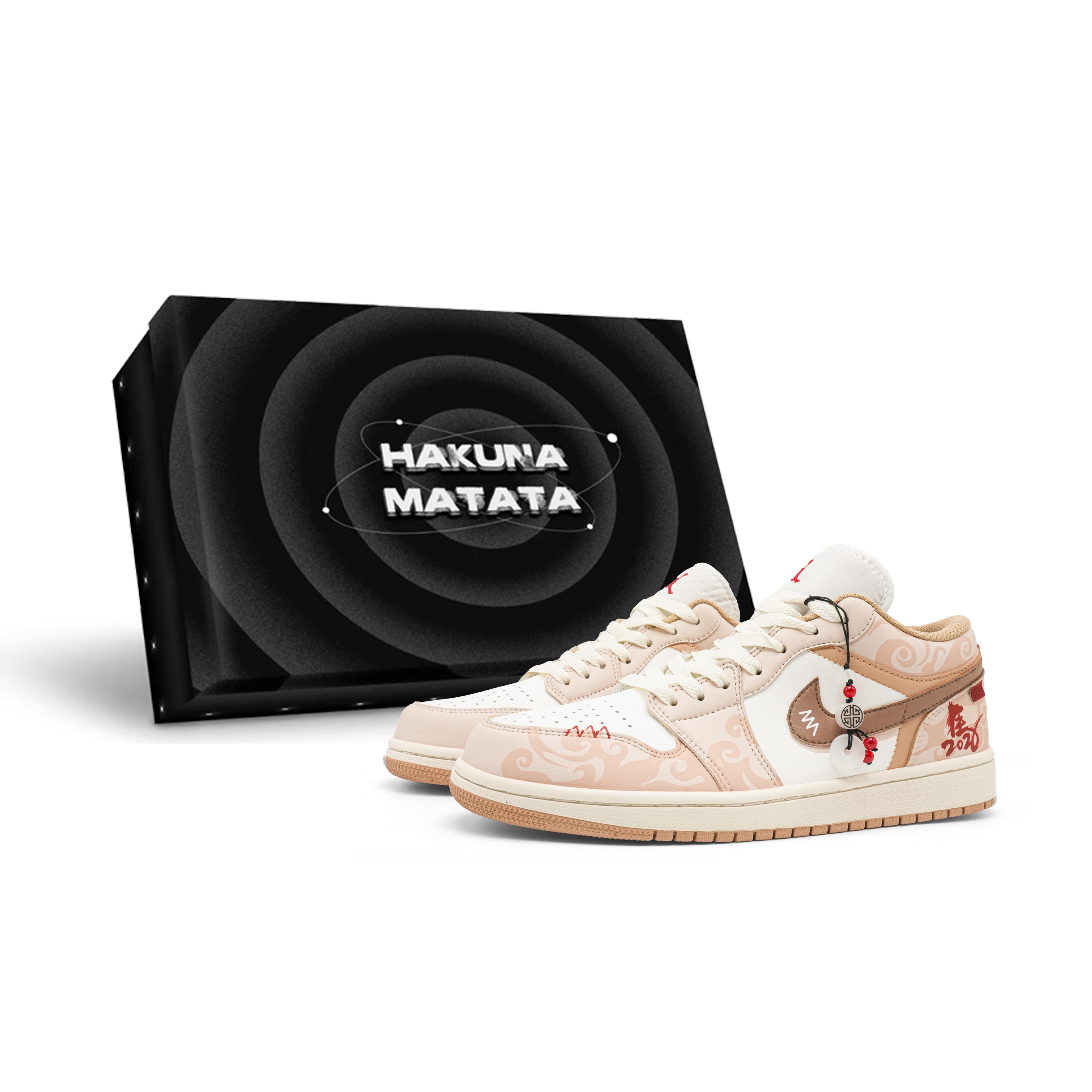 

Jordan Air Jordan 1 Galloping Horse Greeting The Spring, Box Included Abrasion Resistant Low top 553558-169(Team1576-) 43