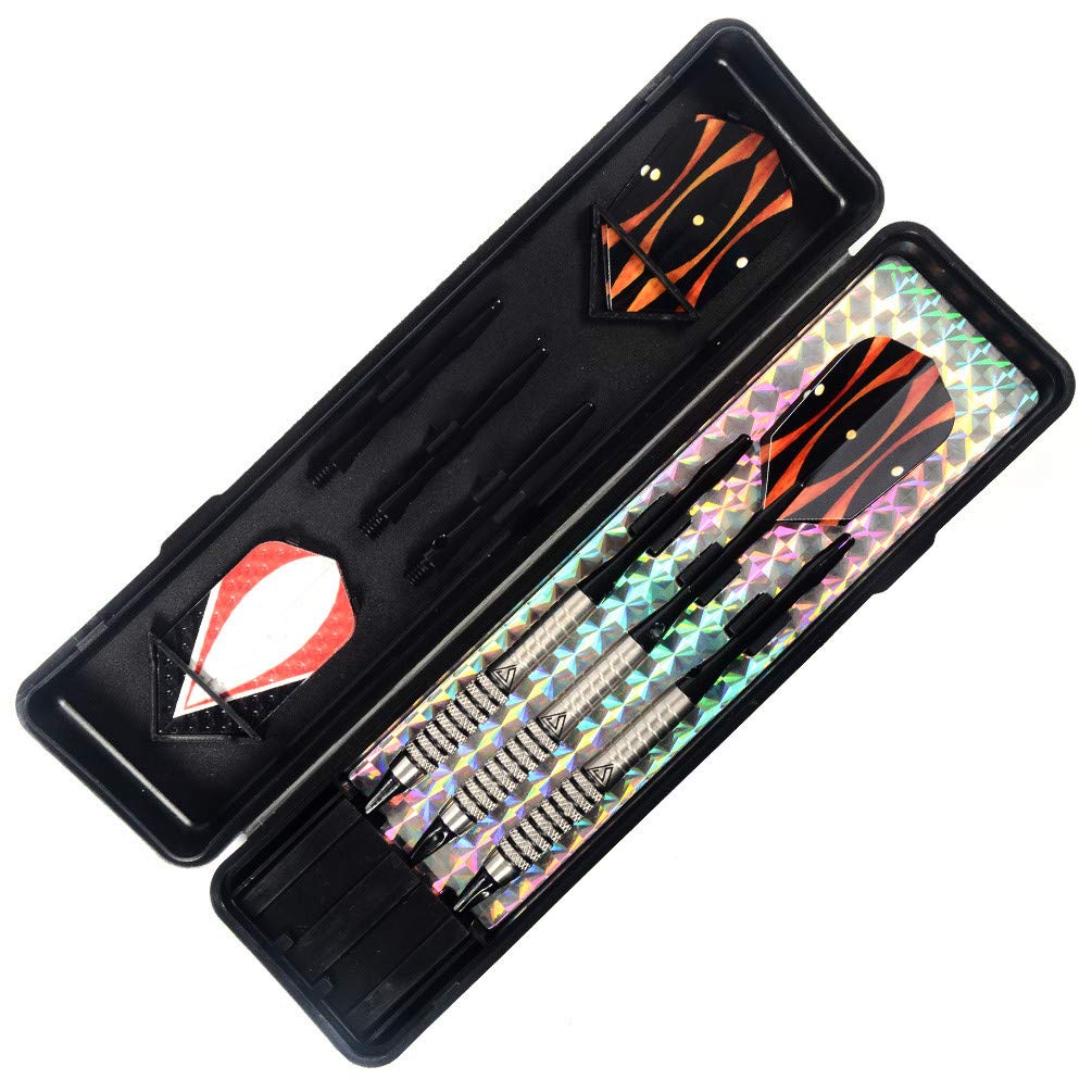 CUESOUL Black Scorpion 18 Gram 85% Tungsten Soft Tip Darts Set (CSTSTD010)
