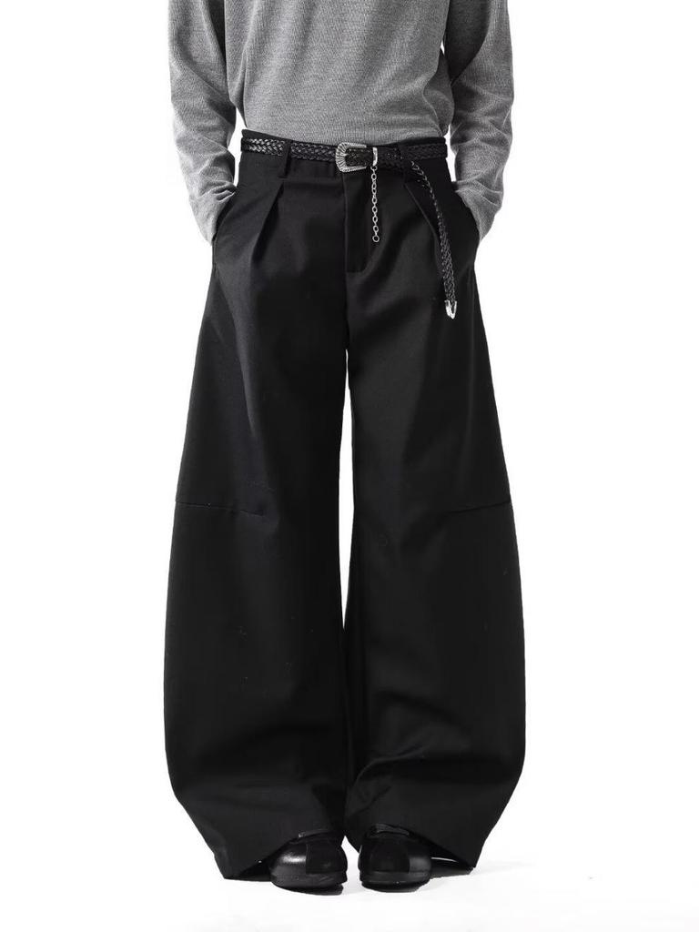 New Loose Casual Pants Men's Korean Version Trendy Versatile Pants Summer Thin Pendant Wide-leg Mopping Trousers