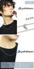 KJ Phiten Titanium Necklace Long Round Width Made In Japan Metal Allergy Friendly [KJ Phiten] [Limited Edition] 2.5mm 40-60cm (55cm)