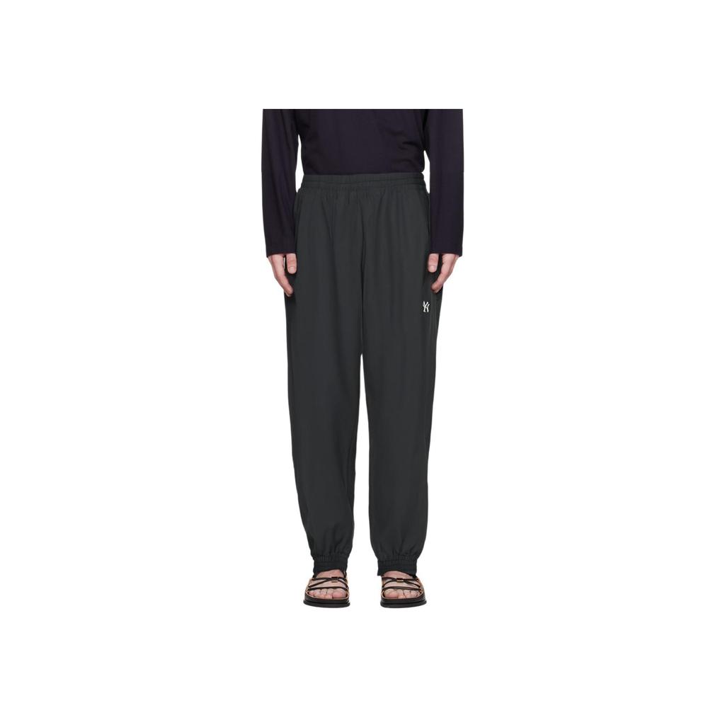 New MLB Knitted Sports Pants Unisex Black 3AWPB0143-50BKS