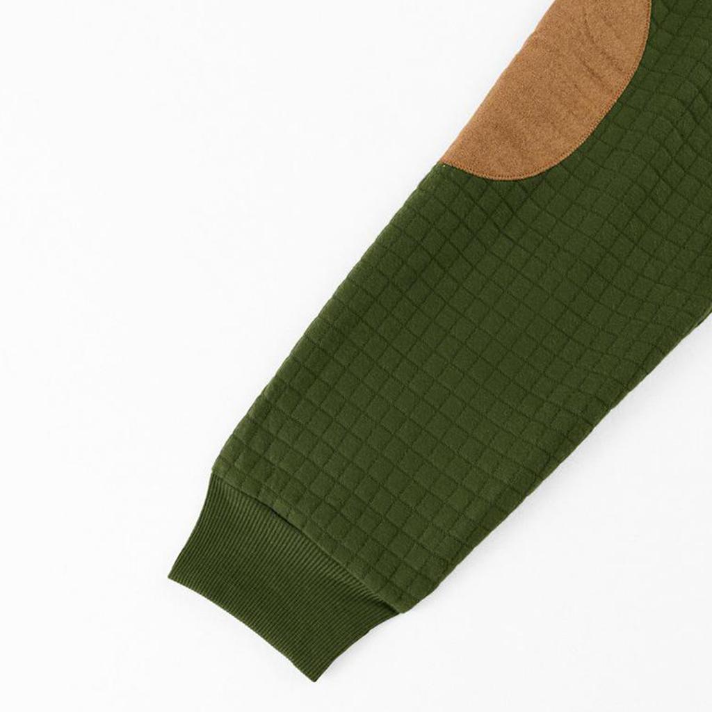 Men's Knit Color Block Hoodie for Winter Casual Wear