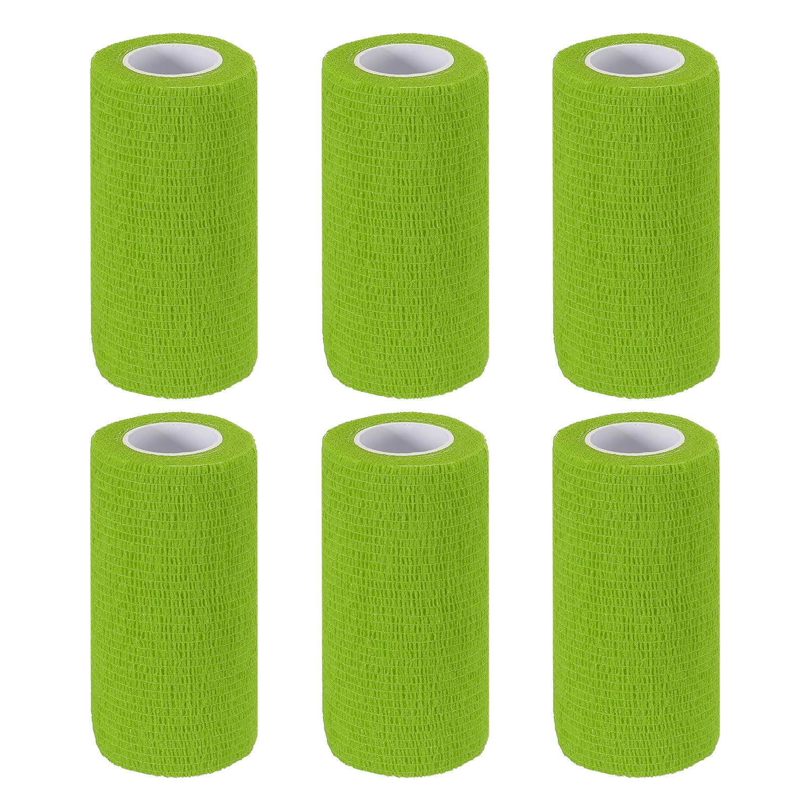 

PATIKIL x Bandage Elastic Wrap Tape for Stretching Athletic Sports Wrist Ankle Grass Green 4 177 Self-Adhesive Wraps, 6-Piece Self-Breathing