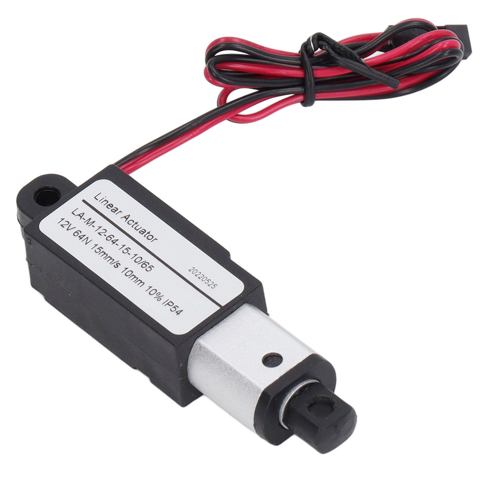 Actionneur Linéaire Micro Électrique Aluminium ABS Alimentation Courant Continu Mini Actionneur de Mouvement pour Machines Agricoles 12V Type 1